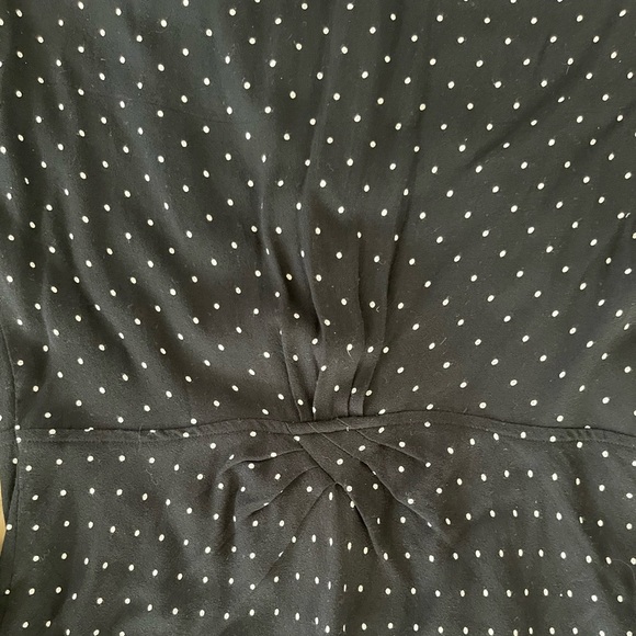 Free People Black Polka Dot Mini Dress - Picture 6 of 7